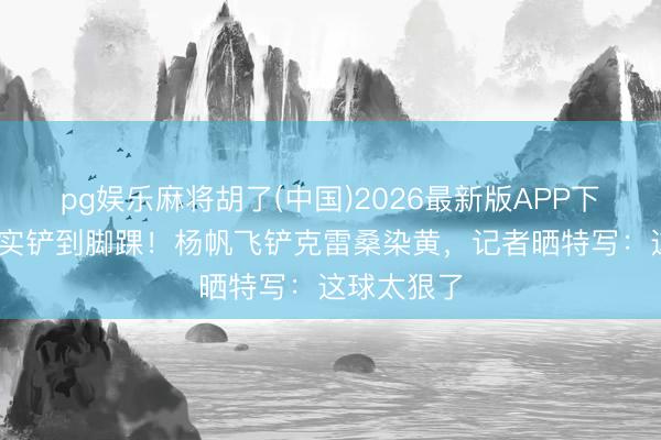 pg娱乐麻将胡了(中国)2026最新版APP下载 结闲散实铲到脚踝！杨帆飞铲克雷桑染黄，记者晒特写：这球太狠了